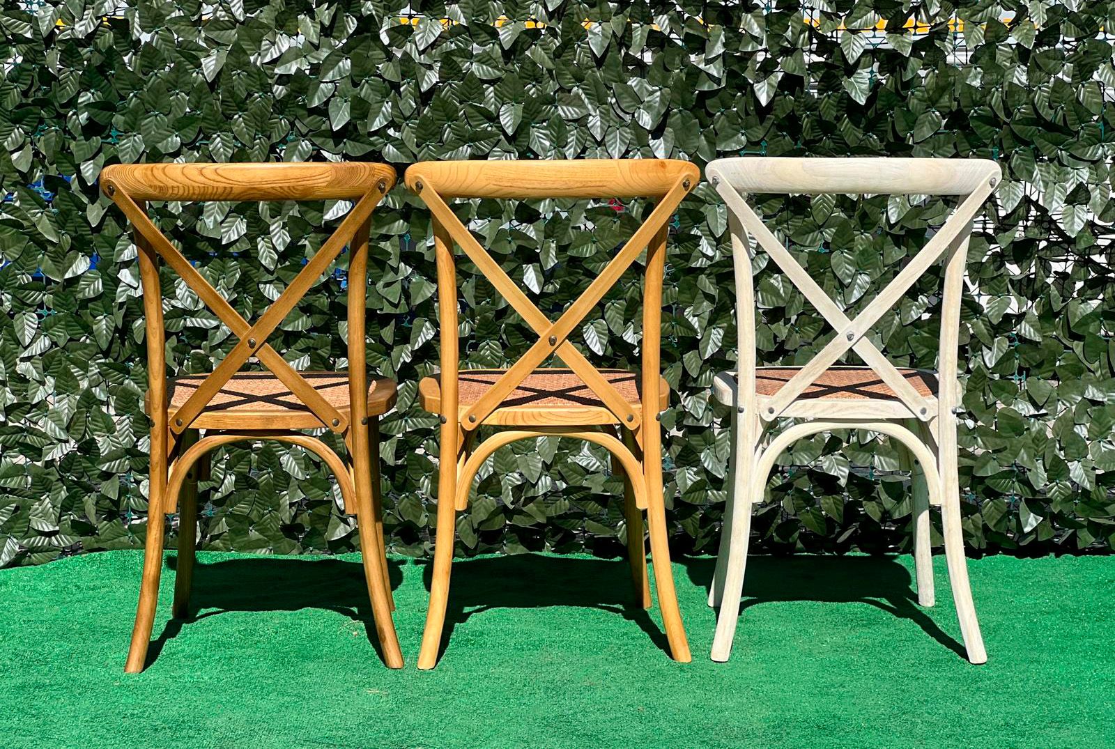 SILLA CROSSBACK MADERA NATURAL - Imagen 9