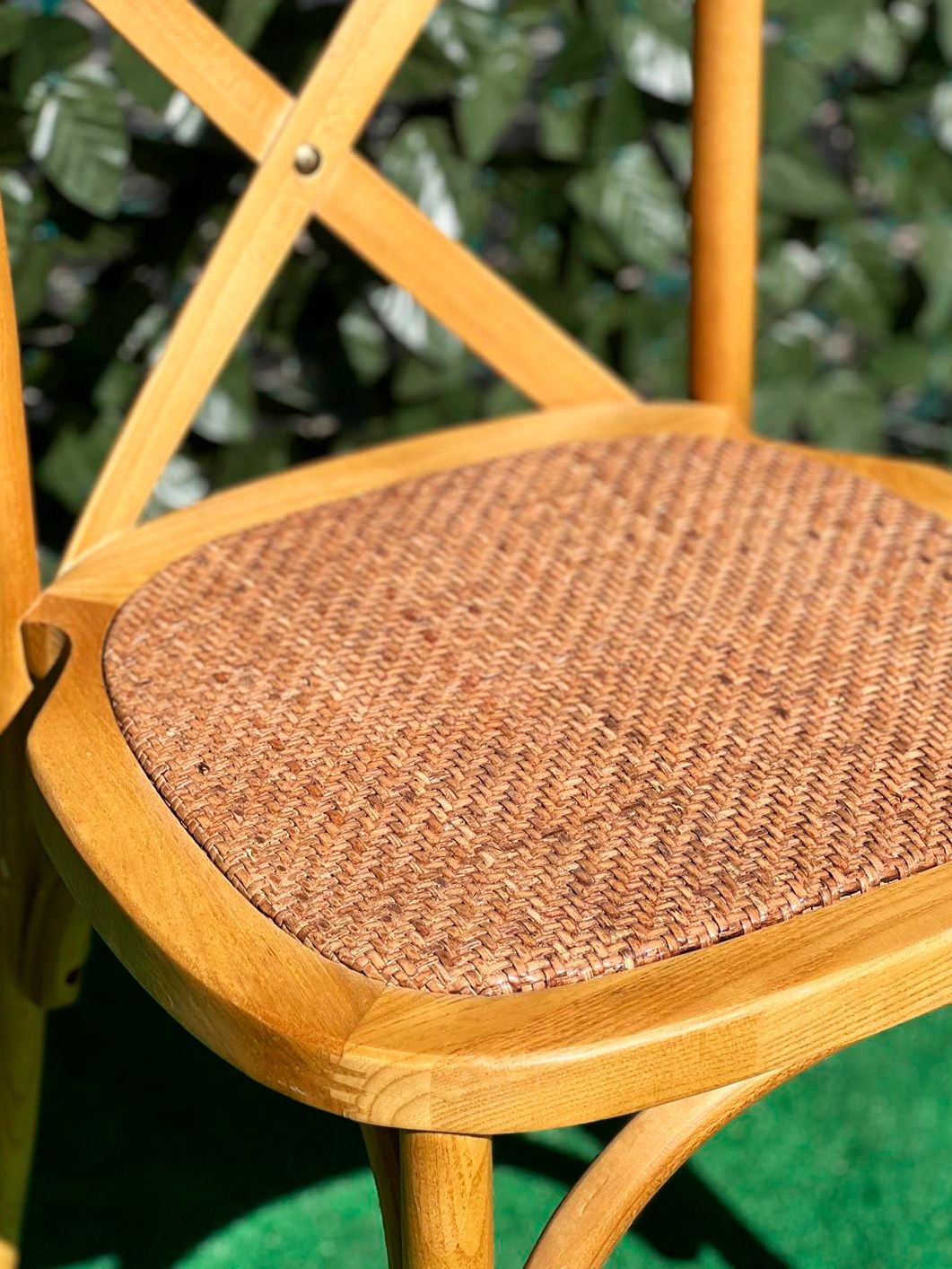 SILLA CROSSBACK MADERA NATURAL - Imagen 2