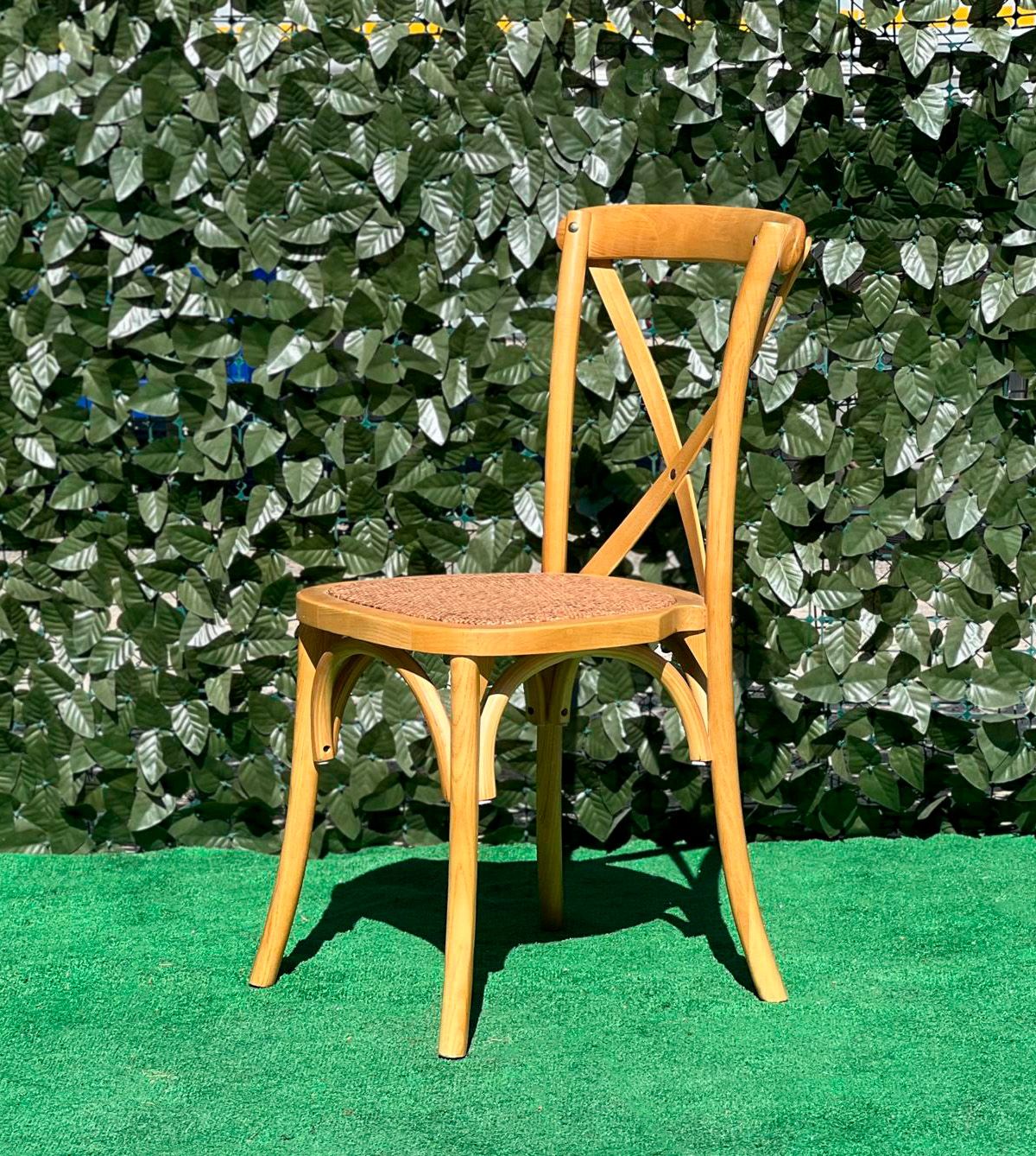 SILLA CROSSBACK MADERA NATURAL - Imagen 4